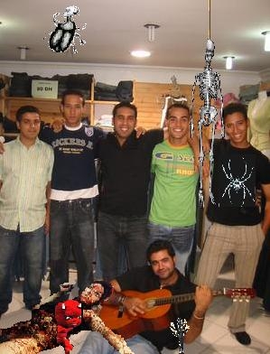 mon cousin avec ses amis